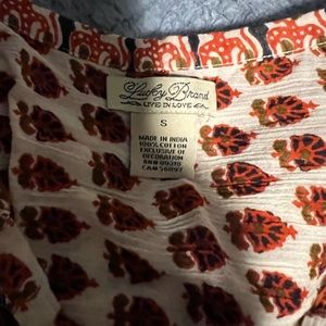 Relaxed fit lucky brand top